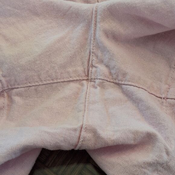 Gap Linen Shorts Winsome Orchid Pink Pull On Drawstring Pockets Relaxed size M - Picture 11 of 12